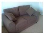 2 Seater Fabric Sofa (chocolate). Sofa is 8 months old....