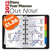 2012 Diary and Year Planner Available now